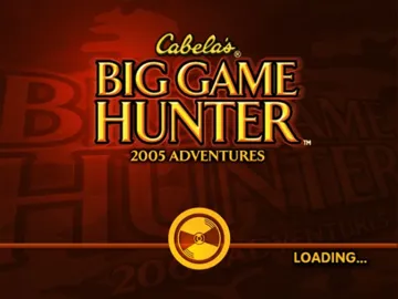 Cabela's Big Game Hunter 2005 Adventures screen shot title